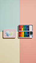 Watercolor Explorer kit with premium pans