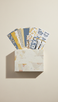 Papercraft collage kit with specialty papers