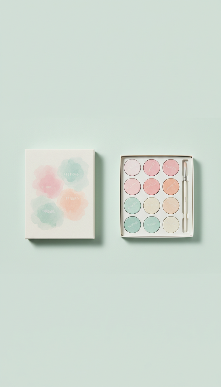 Pastel watercolor painting kit