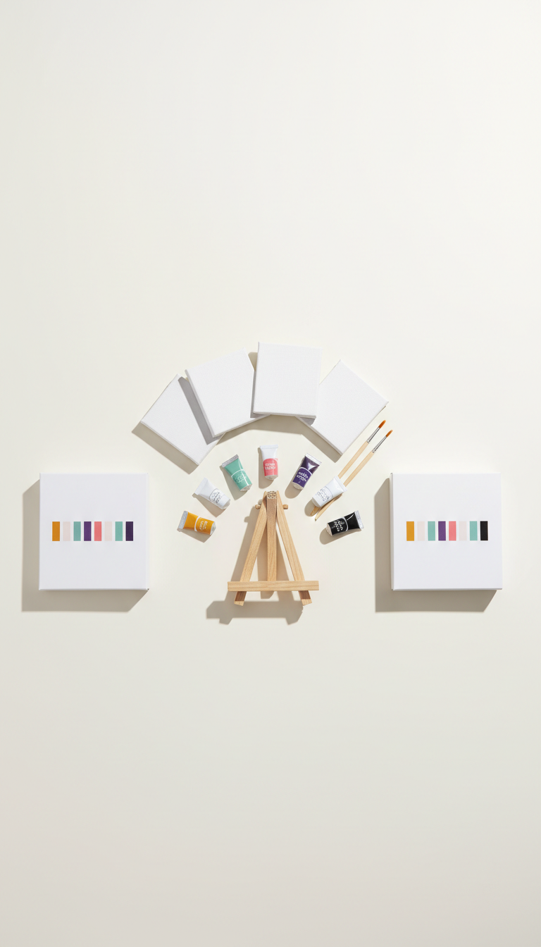 Mini Canvas Art Set